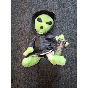 Vintage Nanco Green Alien Martian Plush 9"-OUT OF THIS WORLD!!! With TAG